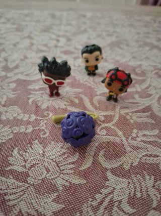 Set 3 Personaggi e Frutto del Diavolo One Piece