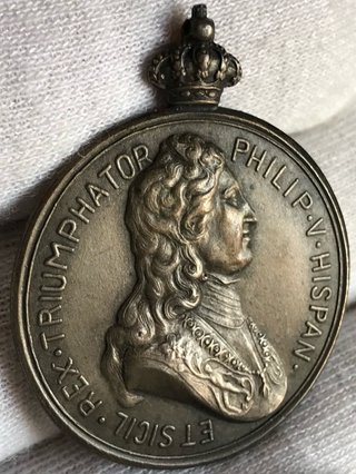 Medalla Plata Felipe V 1810 Centen + Regalo