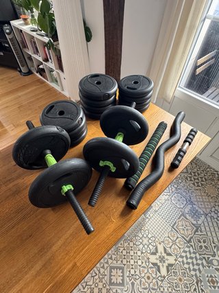 Juego de Mancuernas Ajustables 4 en 1 40kg