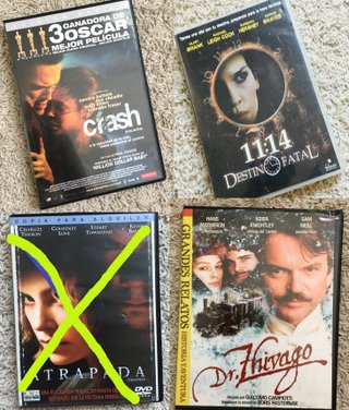 Películas en DVD: Crash, 11:14, Dr. Zhivago