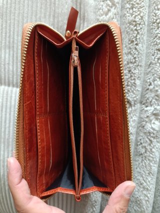 Cartera de Cuero Marrón