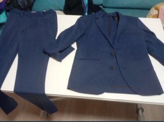 Traje de Chaqueta Azul Marino para Niño