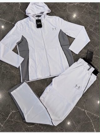 Chándal Under Armour Blanco y Gris
