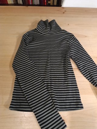 Jersey de Cuello Alto a Rayas