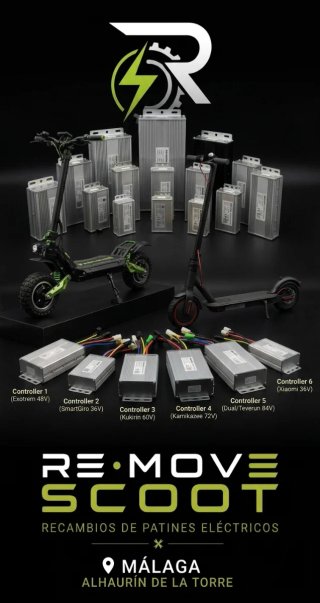 Controladoras para Patinetes Eléctricos.