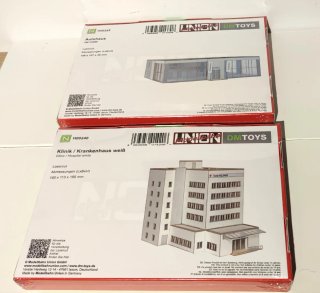 Maqueta Hospital y Concesionario escala N