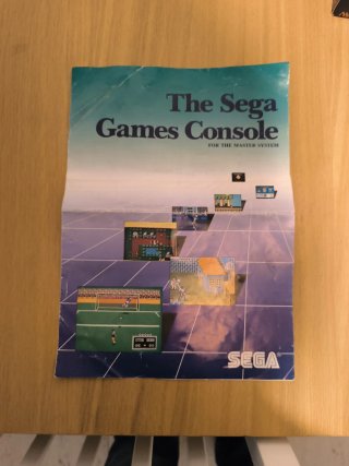 Póster Catálogo Sega Master System original