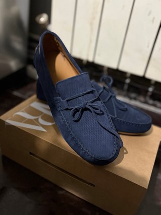 Mocasines Zara Azules