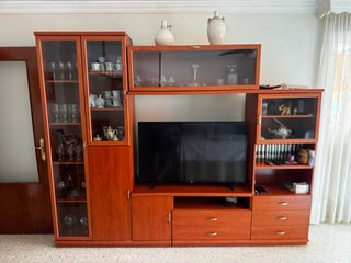 Mueble de salón de madera