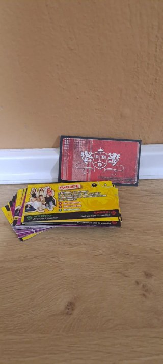 Cartas de Juego RBD Rebelde