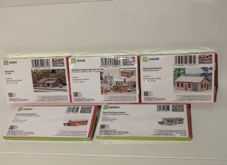 Maqueta fábricas escala N