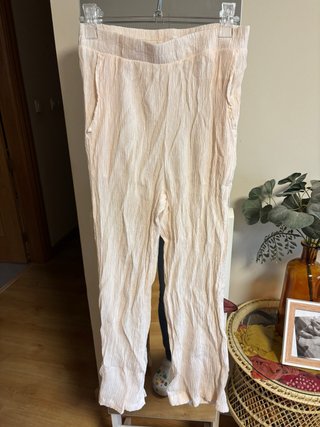 Pantalón Plisado Beige