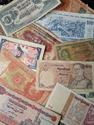 Colección de Billetes antiguos del Mundo