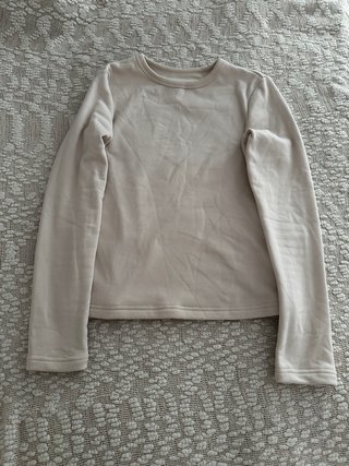 Camiseta Térmica Crema con Interior de Borreguito