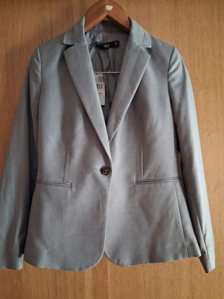 Americana Mango Gris Talla XS