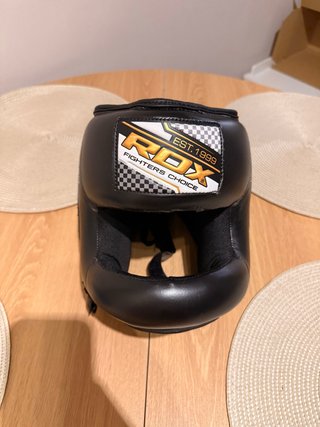 Casco de Boxeo RDX Negro
