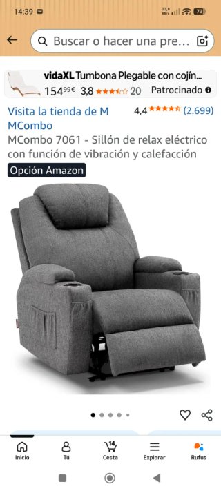 Sillón Relax Eléctrico Masajeador Levanta Personas