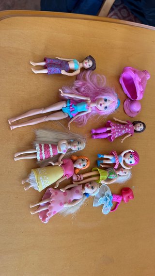 Lote de 7 Muñecas Mattel