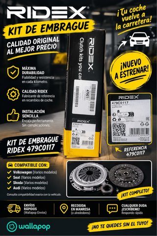 Kit embrague para coche nuevo a estrenar