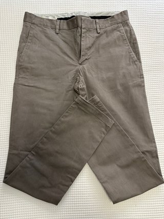 Pantalón Chino Mango Man Gris Talla 40