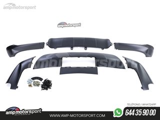KIT SPOILERS DELANTERO Y TRASERO PARA BMW X5 E70 06-10