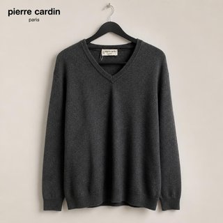 Jersey Pierre Cardin Gris Lana Merino Talla L