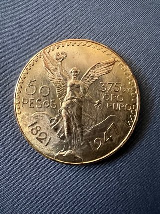 Moneda de Oro 50 Pesos Mexicanos “Centenario”