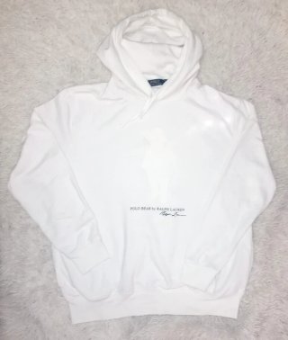 Sudadera Polo Bear Ralph Lauren Blanca