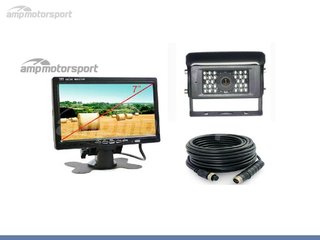 KIT DE PANTALLA 7" Y CÁMARA MARCHA ATRÁS PARA VEHÍCULOS GRANDES