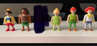 Set de 7 Figuras Playmobil Kinder Sorpresa.