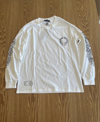 Camiseta Manga Larga Chrome Hearts Blanca