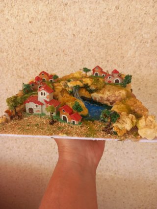 Miniature per presepe - Paesaggio artigianale