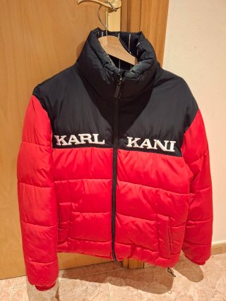 Anorak Karl Kani Negro y Rojo