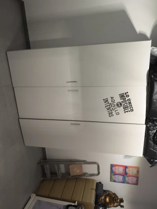 Armario Blanco de Dos Puertas 155anch 190 alto 55
