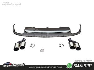 DIFUSOR TRASERO AUDI A6 4G LOOK S6