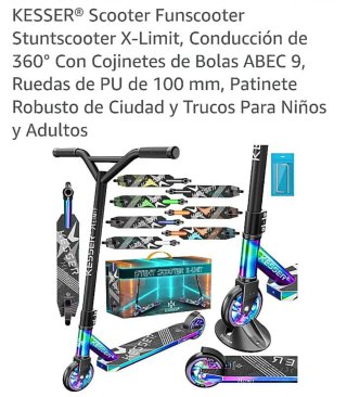 Patinete Stunt Kesser X-Limit, conducción de 360°