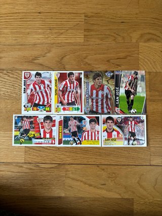 Lote 7 Cromos Mikel San José Athletic Club