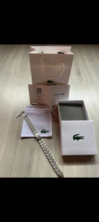 Pulsera Lacoste de Acero Inoxidable