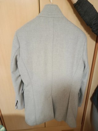 Abrigo de hombre gris