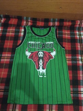 Camiseta Chicago Bulls Verde