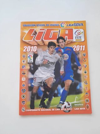Álbum de Cromos Liga 2010-2011 Vacío