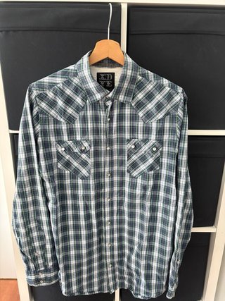 Camisa de cuadros para hombre