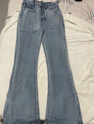 Pantalón Vaquero Campana Azul Talla XS
