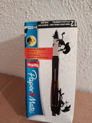 12 Bolígrafos Borrables Paper Mate Replay