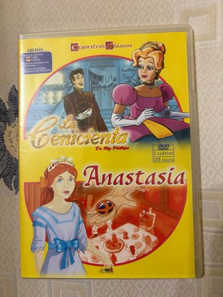 DVD La Cenicienta y Anastasia