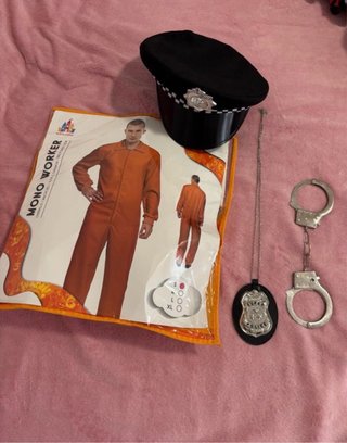 Disfraz Prisionero y Policía Talla S