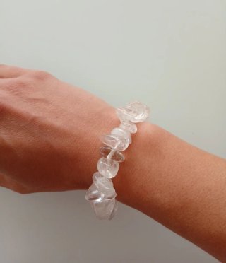 Pulsera de Cuarzo Blanco
