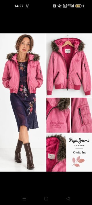 Cazadora Pepe Jeans Rosa