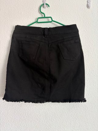 Falda vaquera negra