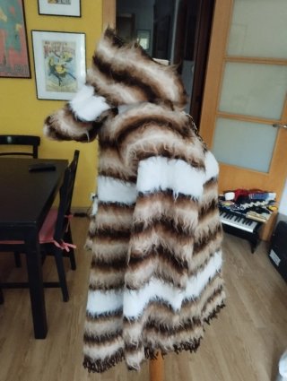 Poncho de Alpaca con Capucha